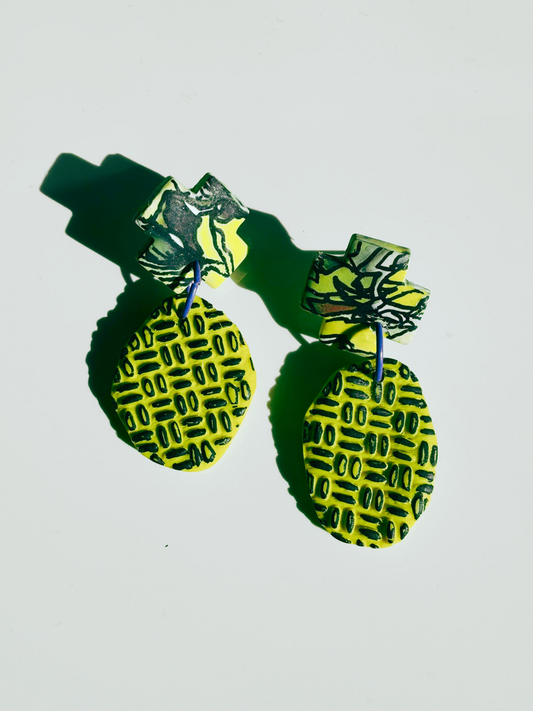X Marks the Spot - Chartreuse Drops