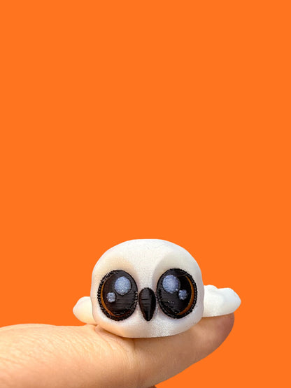 Snow Owl Companion No. 1: Celestial White