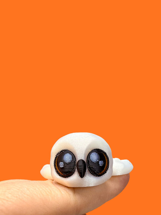 Snow Owl Companion No. 1: Celestial White