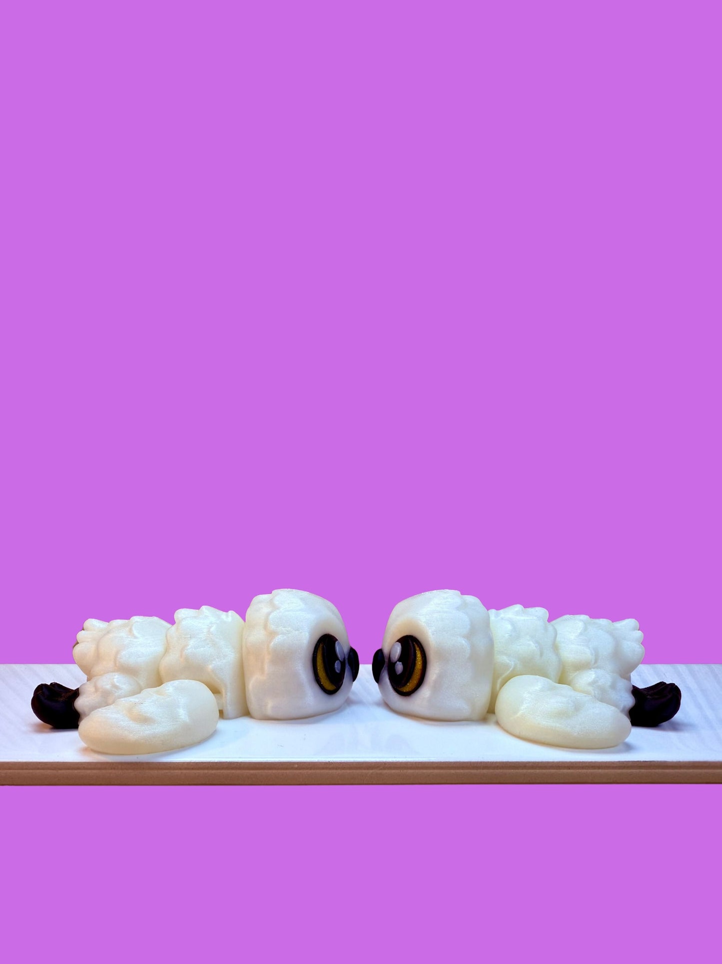 Snow Owl Companion No. 2: Celestial White - Full Moon Edition