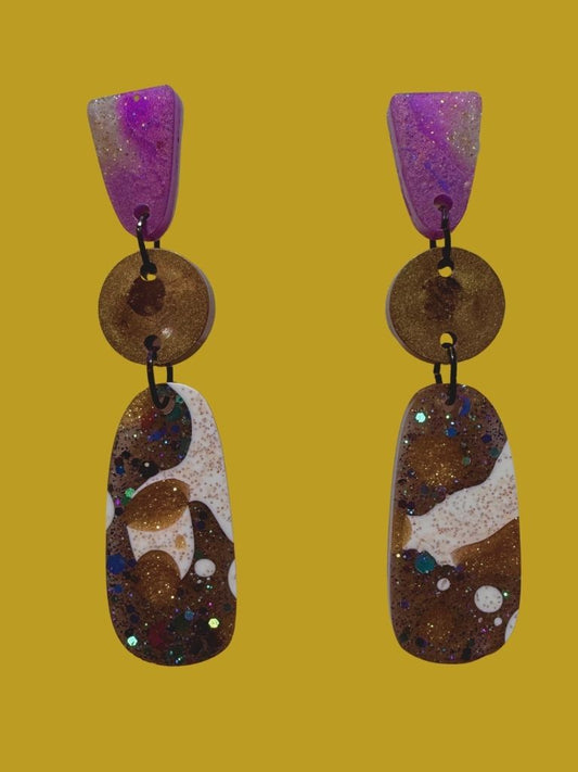 Gilded Mirage Dangles