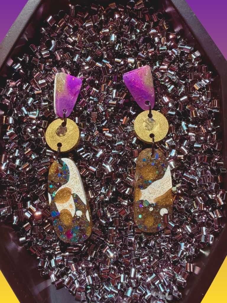 Gilded Mirage Dangles