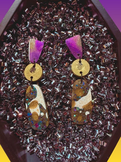 Gilded Mirage Dangles