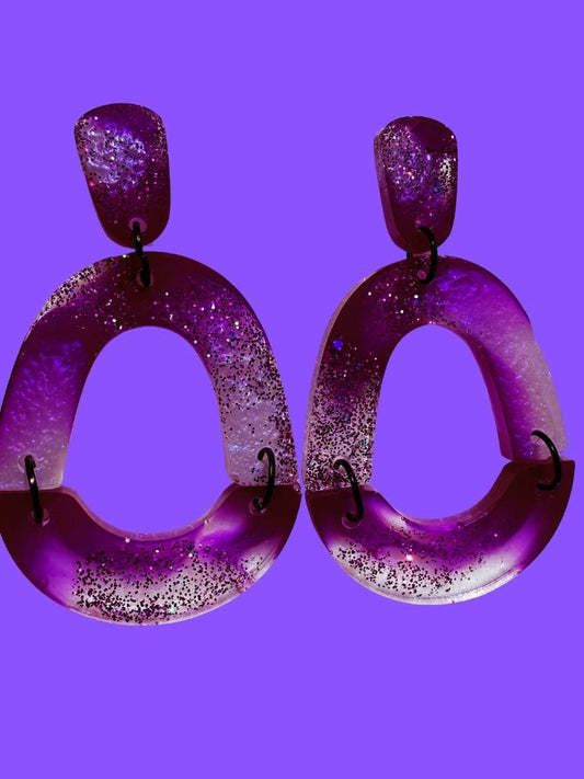Violet Veil Dangles