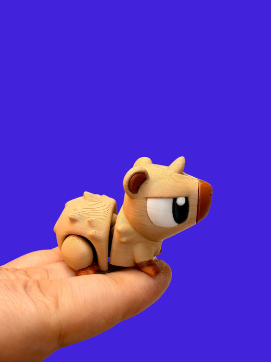 Capybara Companion: Side-Eye Edition