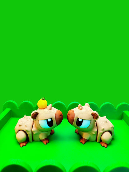 Capybara Companion: Side-Eye Edition