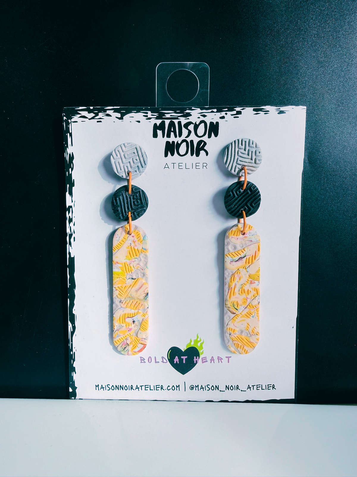 Earth & Shadow Dangles