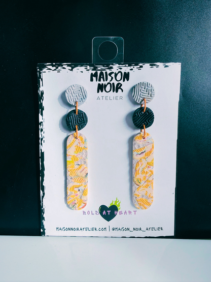 Earth & Shadow Dangles