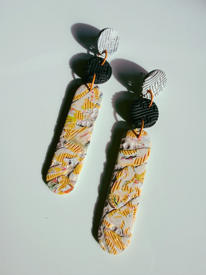 Earth & Shadow Dangles
