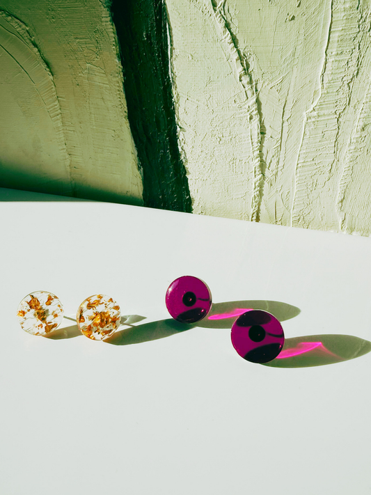 Ultraviolet Rose Stud Pack