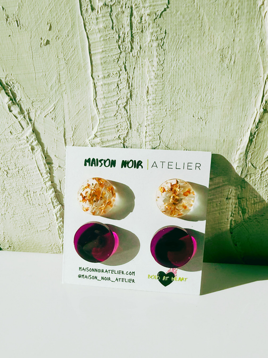 Ultraviolet Rose Stud Pack