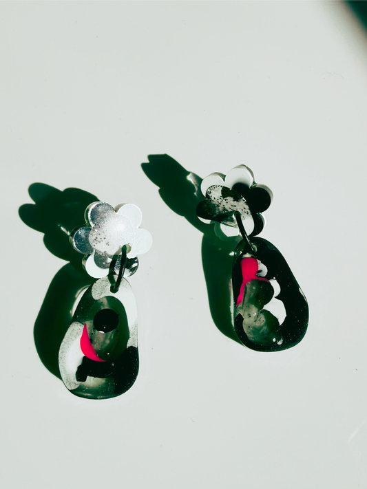 Petal Contrast Dangles