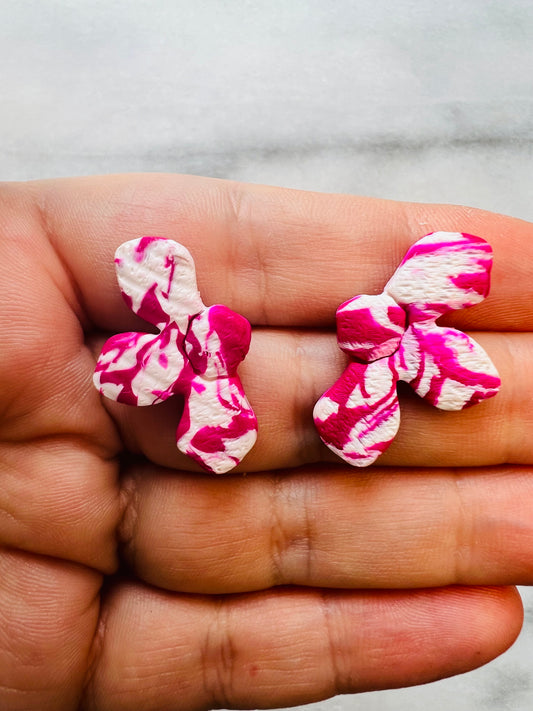 Raspberry Riot - Petal Studs