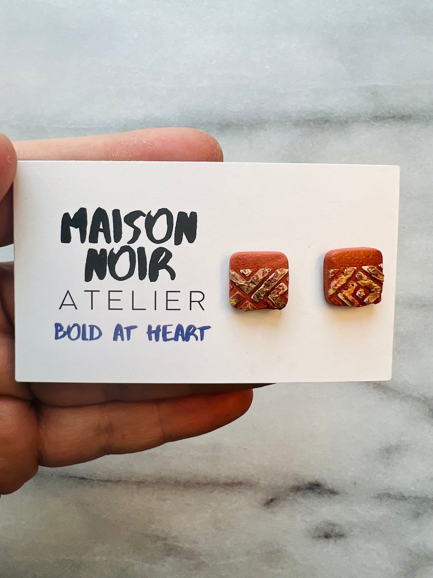 Abstract Artifact - Square Studs