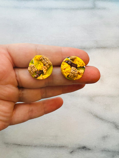 Petalform - Medium Marigold Studs
