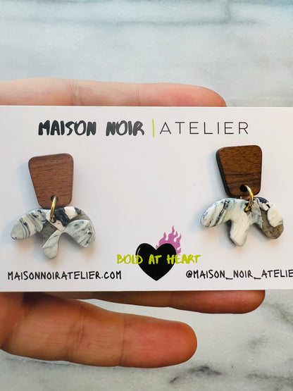 Granite Garden - Petite Stone Flower Dangles