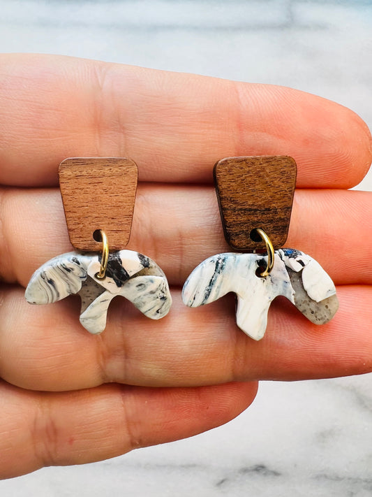 Granite Garden - Petite Stone Flower Dangles