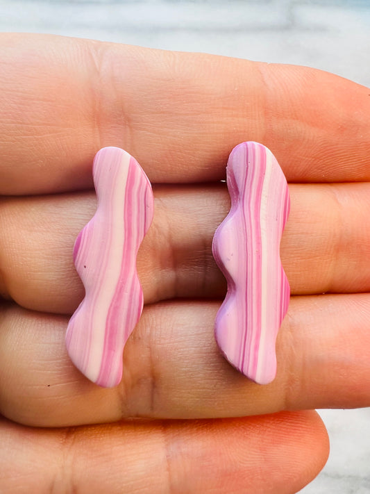 Soft Swerve - Mauve Marbled Studs