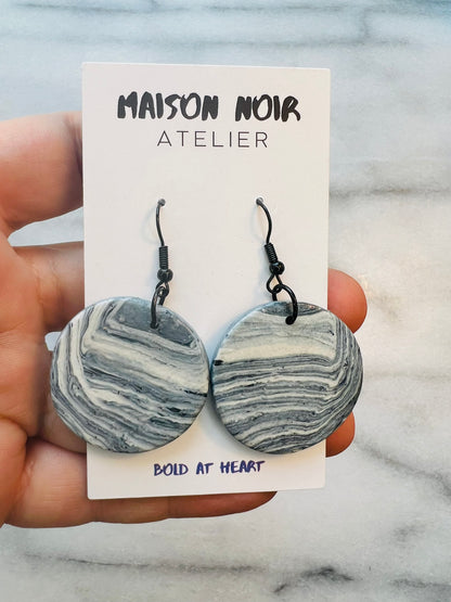 Ocean Stone - Large Marbled Discs