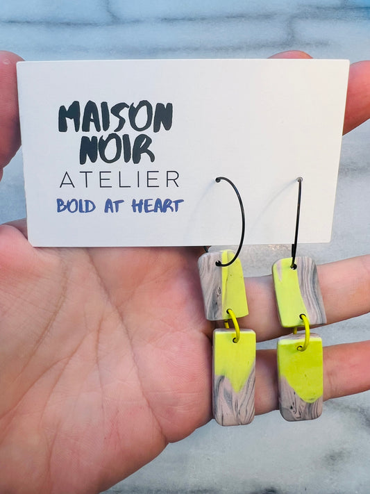 Chartreuse Voltage Hoops