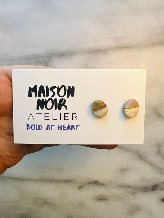 Marbled Earth Studs