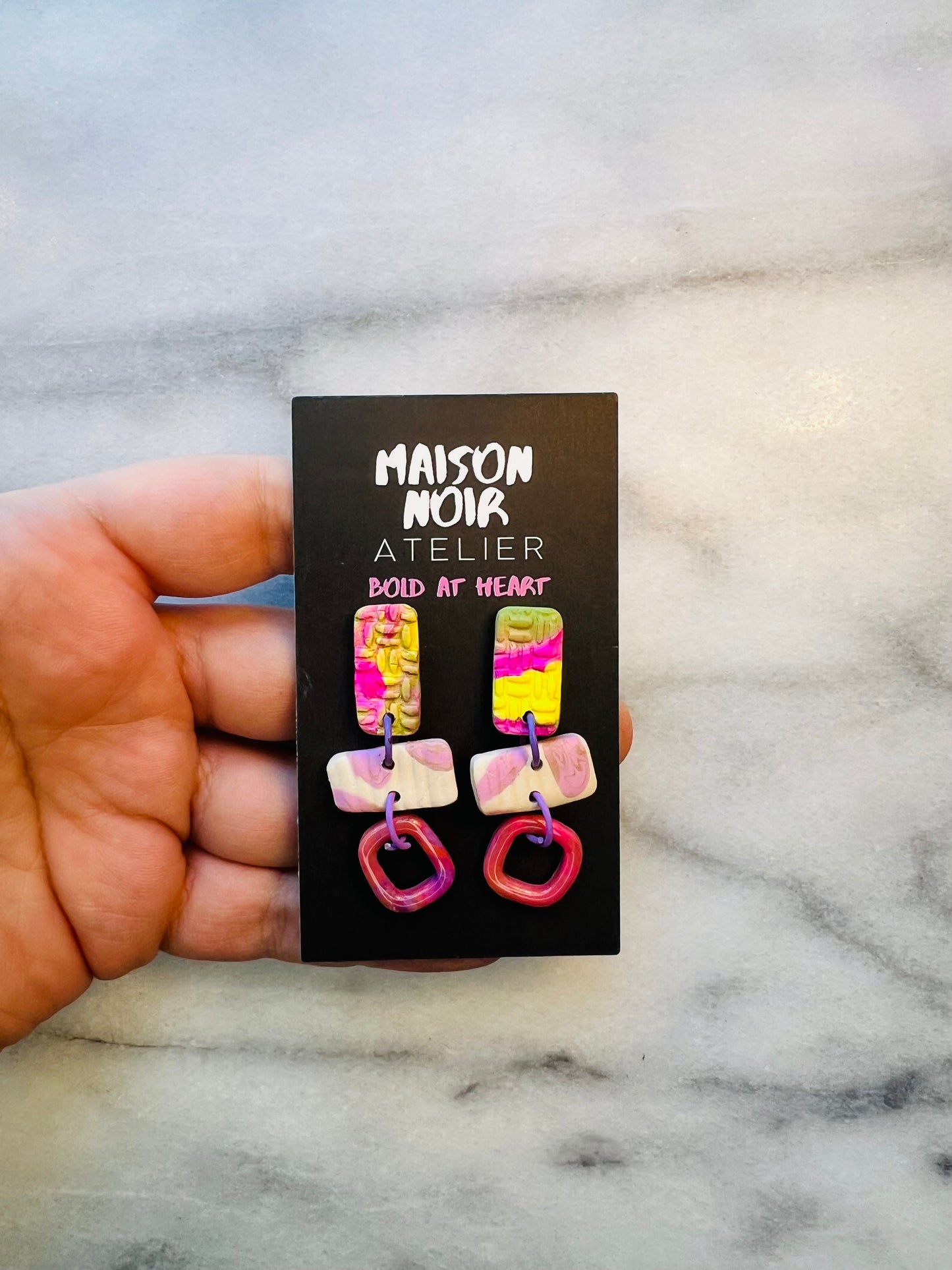Neon Layer Cake Drops