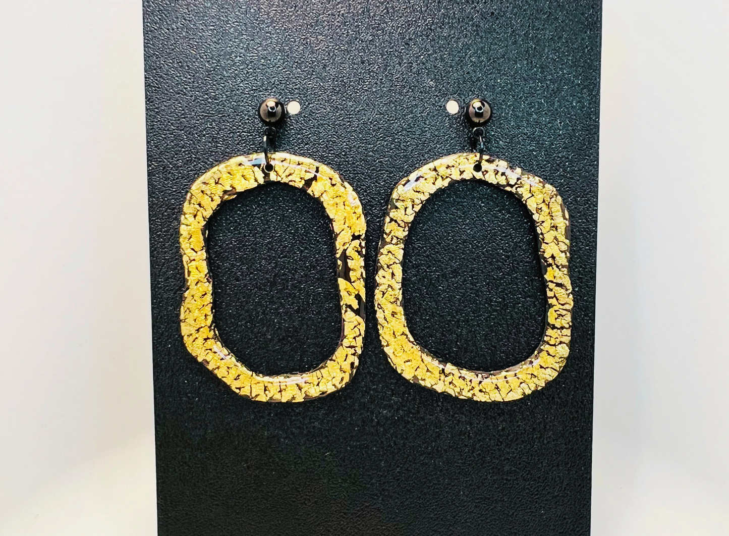Liquid Gold - Drop Hoops