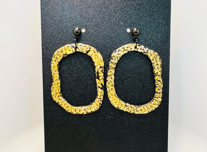 Liquid Gold - Drop Hoops