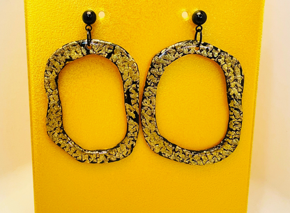 Liquid Gold - Drop Hoops