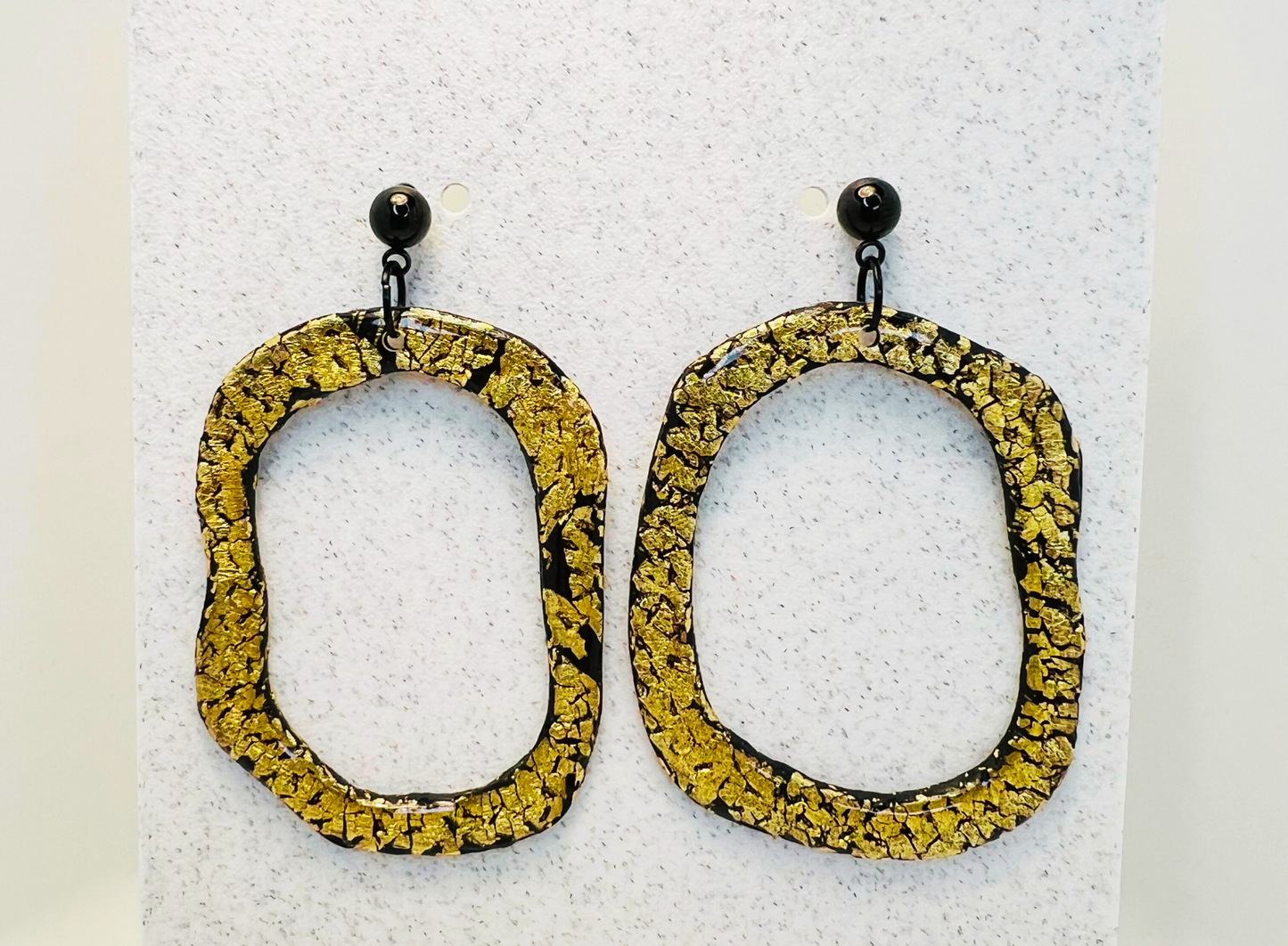 Liquid Gold - Drop Hoops